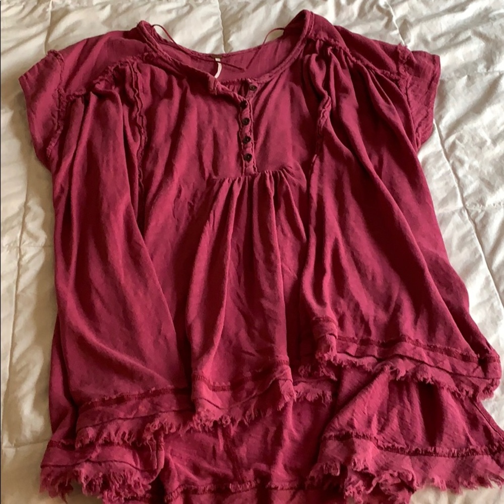 Free People Oversized Shirt